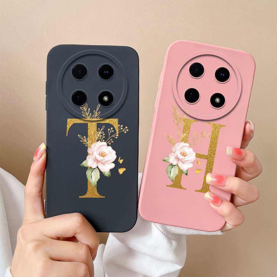 Phone Case For Huawei Nova 12i New Design 26 Letters Flower Pattern ...