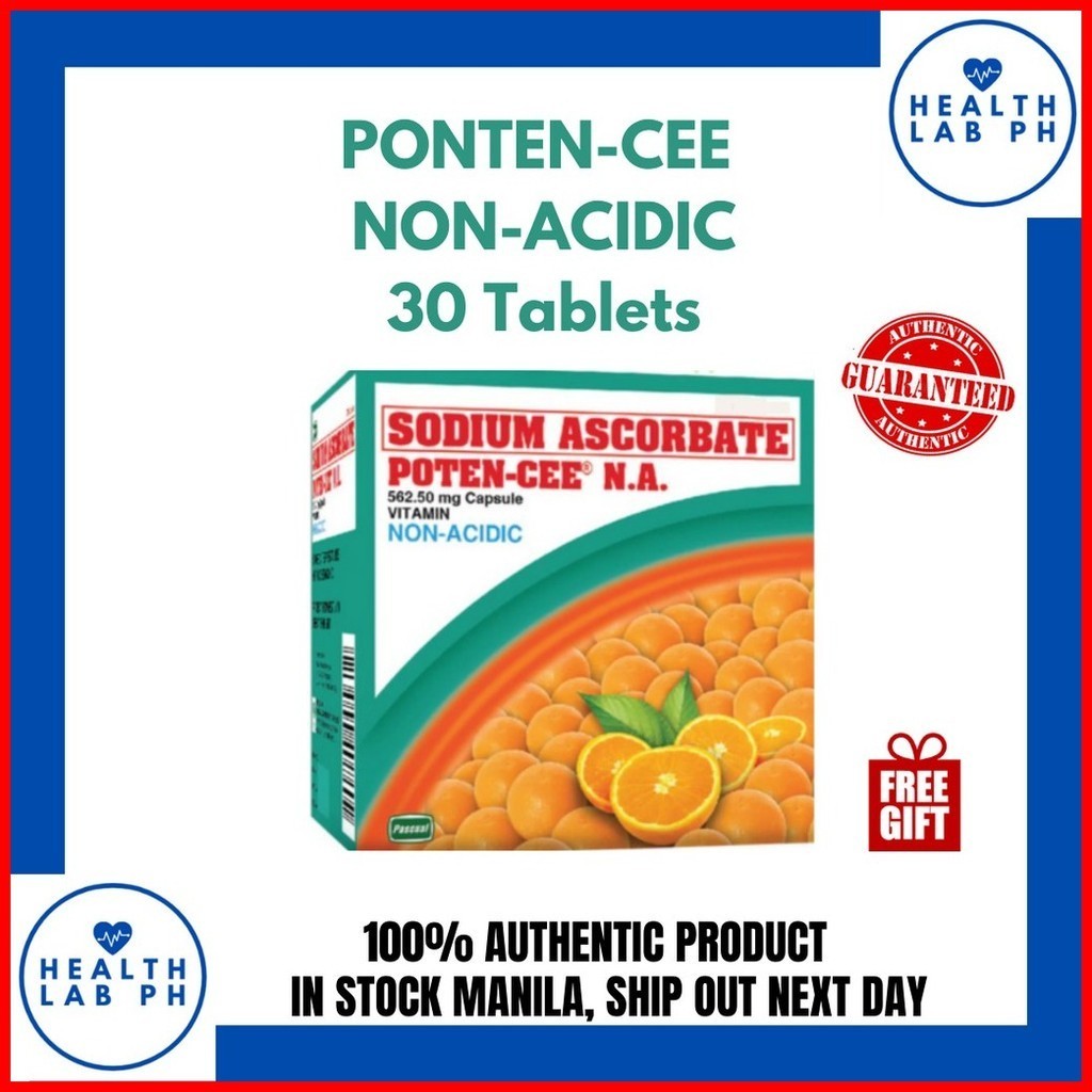 ⊙ ¤ POTEN-CEE N.A., Sodium Ascorbate, NON-ACIDIC Vitamin C by HealthLab ...