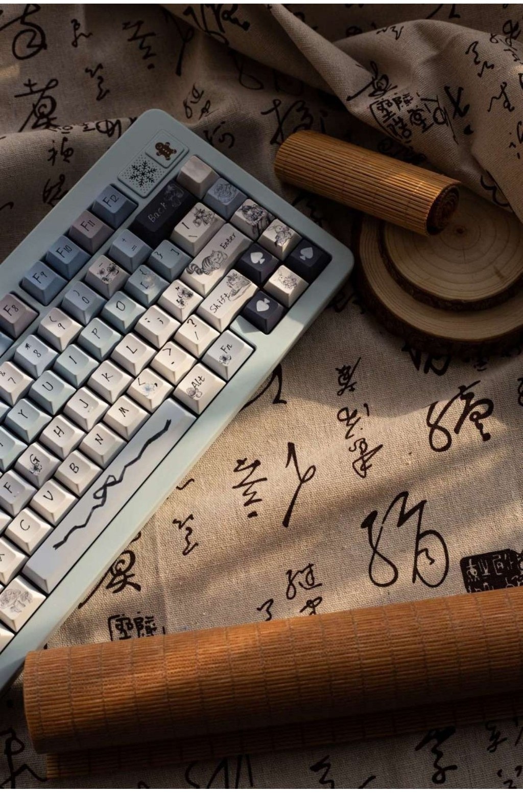 Ink Alice Keycap Cherry Profile PBT Five-sided Dye Sublimation 139 Keys ...