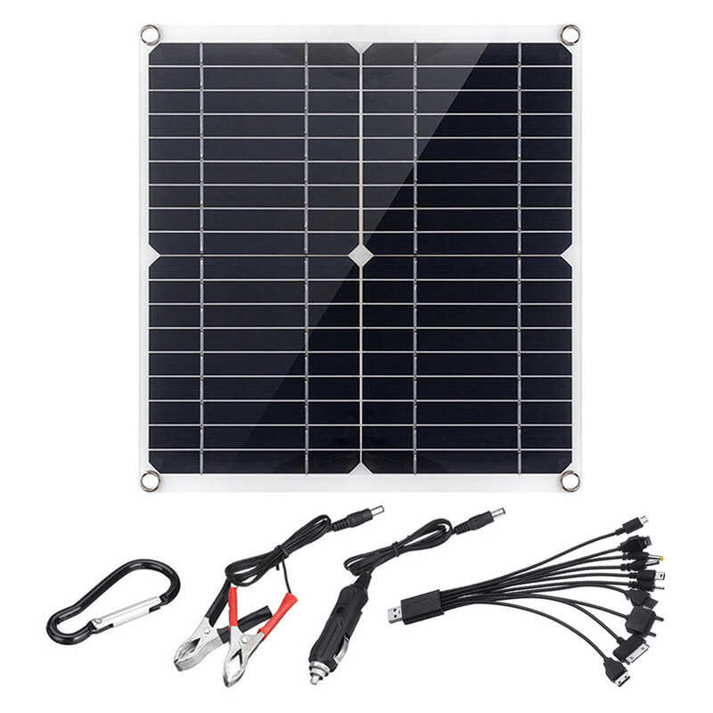 50W Kit 12 Volt Trickle Battery Charger Maintenance Boat RV Outdoor ...
