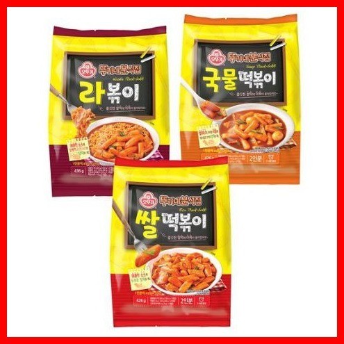 Ottogi Ramen Tteokbokki Rabokki w/ Dried Fish Cake 436g | Shopee ...