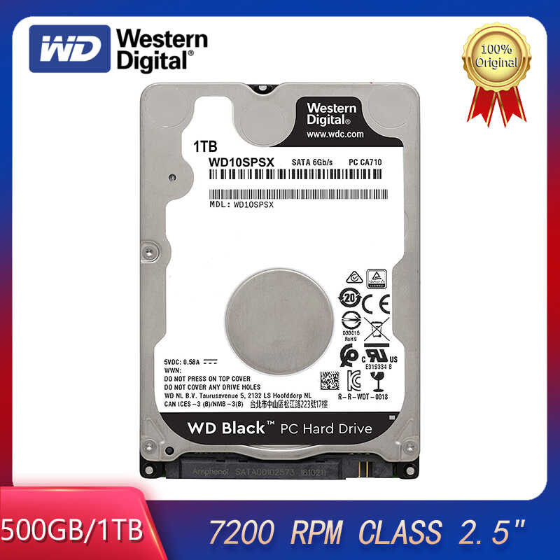 Wd Black Mobile Hard Drive Western Digital Hard Drive WD10SPSX 1TB