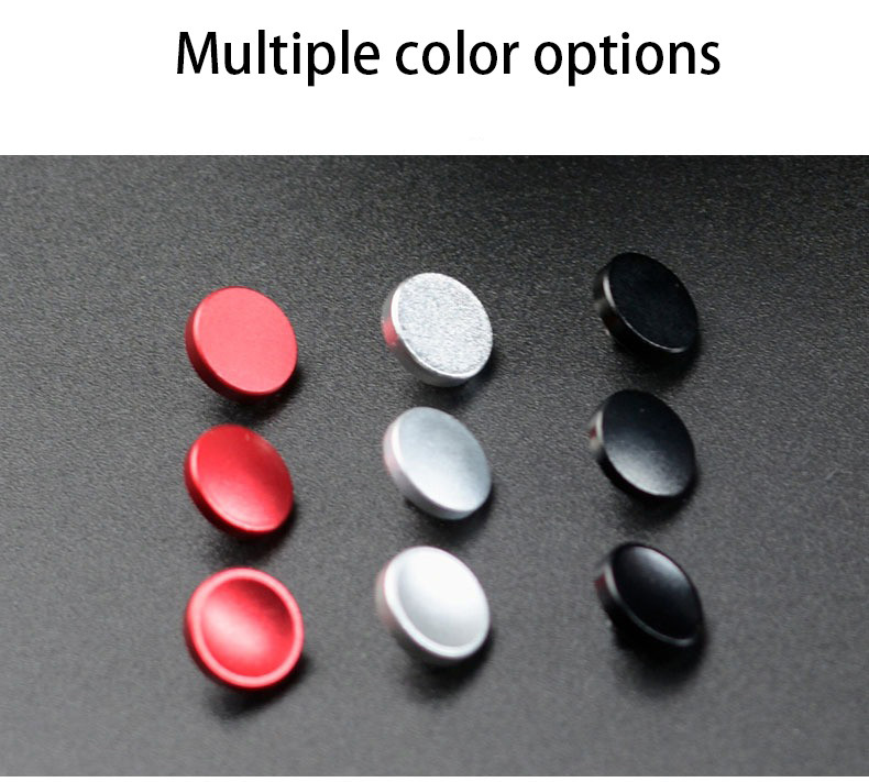 Metal Shutter Button - Red/Black/Silver, Compatible with Fuji X-M5/X100 ...