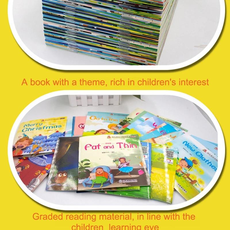 English Books Set Words Learning Picture Book Children Early Childhood ...