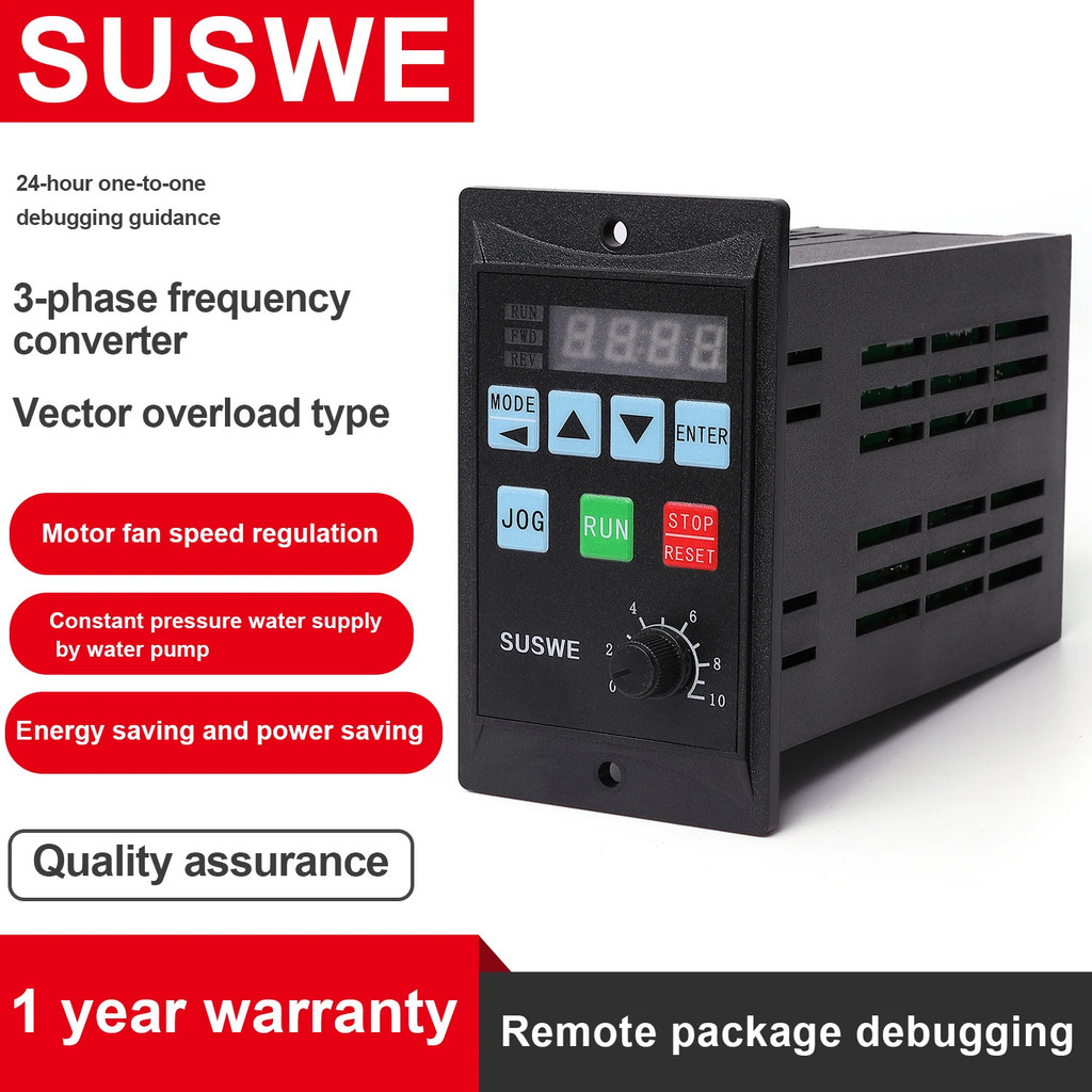 750W VFD frequency converter single phase input 220V to 3 phase 220V ...