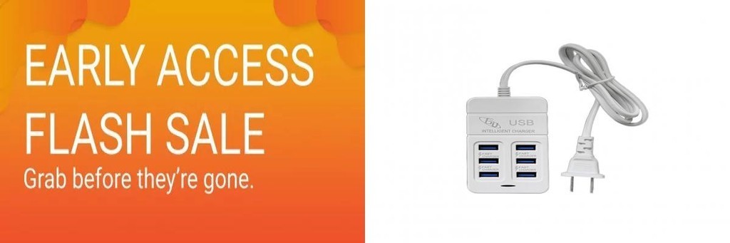 【COD】 Eco-friendly Power Socket Usb Power Strip 6 Port Usb C Charger ...