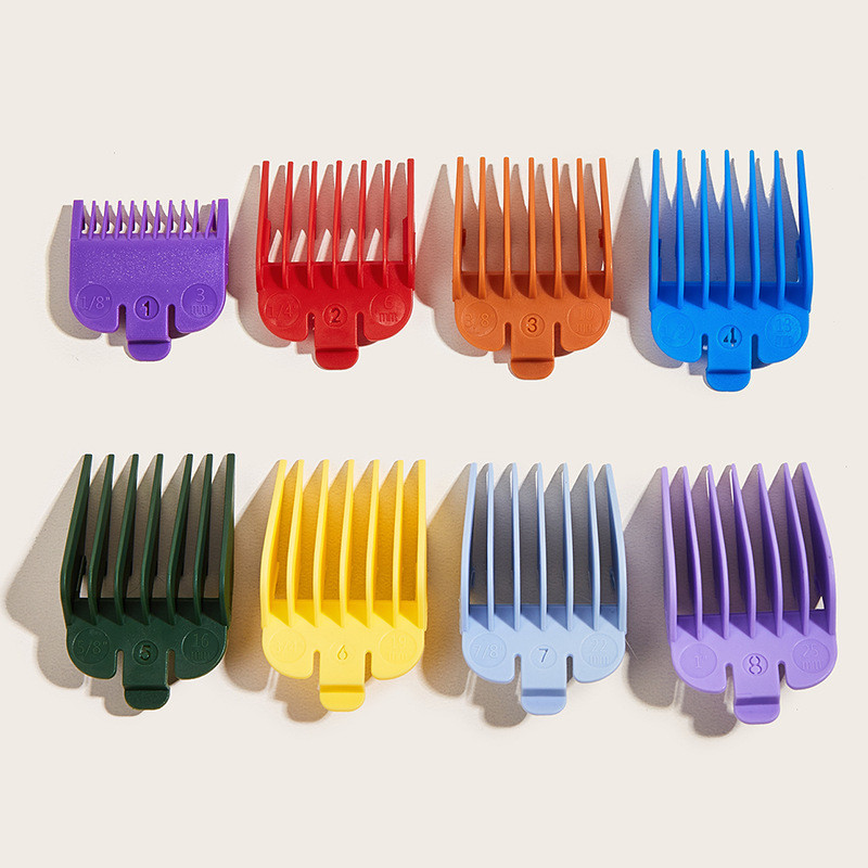 8PCS Electric Clipper Card Set Positioning Caliper Bagged Color ...