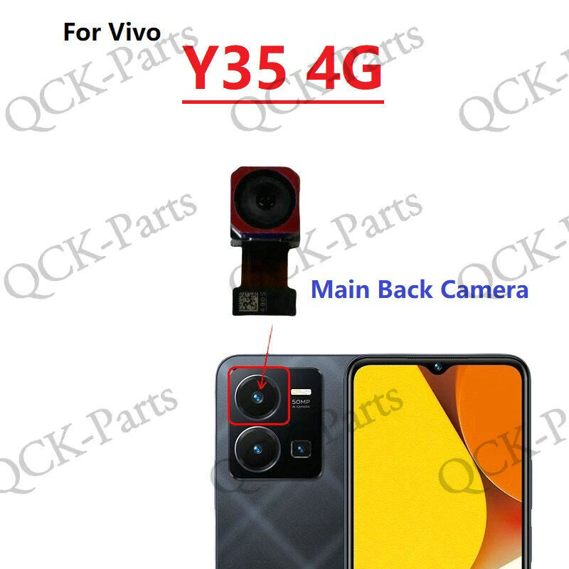 Front Back Rear Camera For Vivo y35 4G Main Facing Camera Module Flex ...