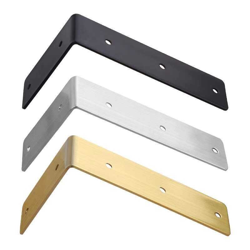 Wall non perforated stainless steel triangle right angle fixator ...