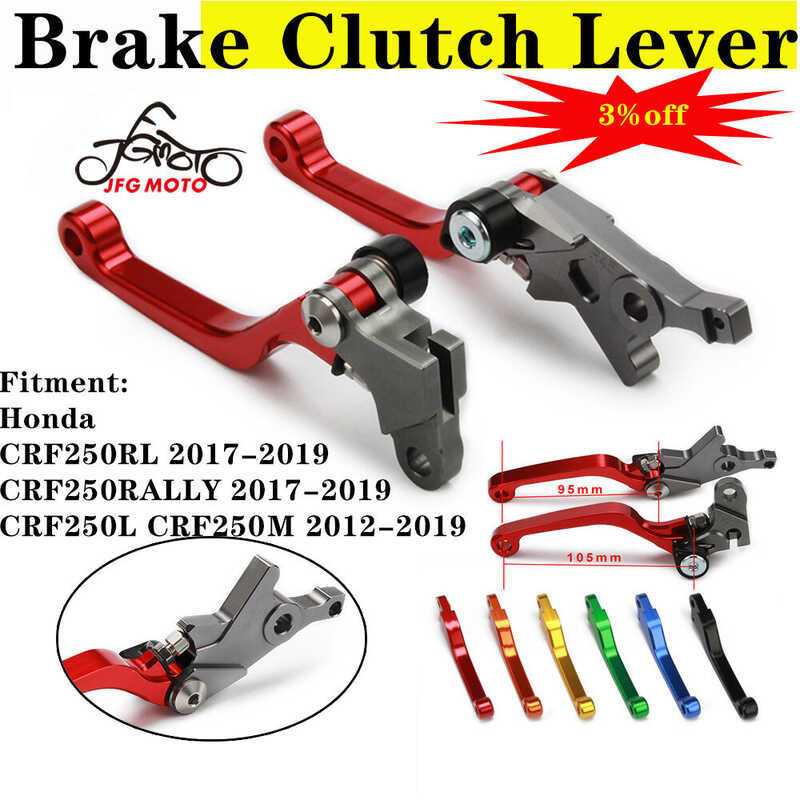 Jfgmoto Red Motorcycle Cnc Pivot Foldable Clutch Brake Lever Para Sa