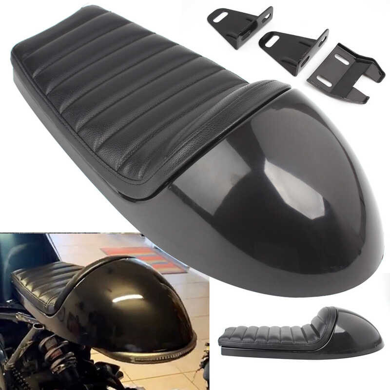 Motorcycle Cafe Racer Seats Retro Seat Pan Base Vintage Saddle ...