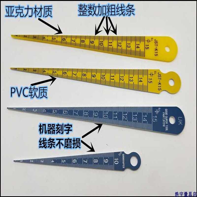 Jester Plastic Gap Gauge JST-K15/feeler gauge/ruler/aperture gauge set ...