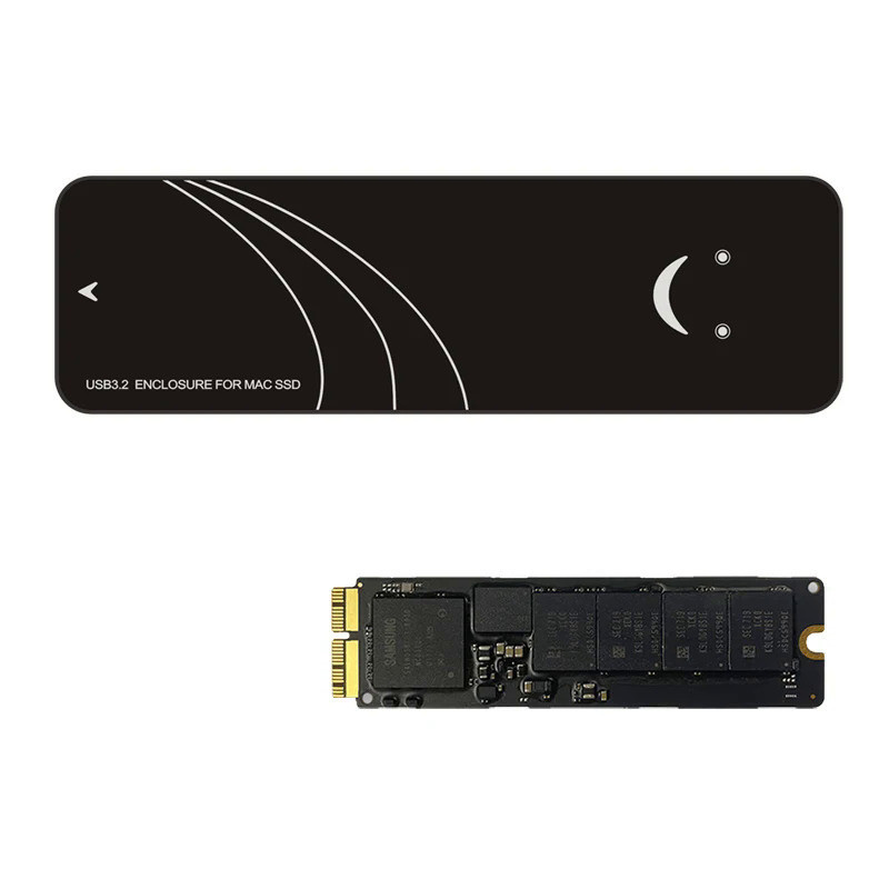 20Gb USB 3.2 GEN2*2 Macbook SSD Enclosure NVME M2 SSD Case For Apple ...