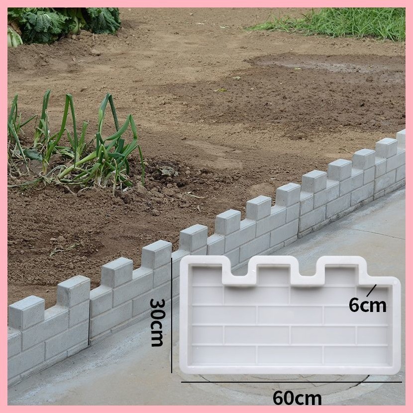 Courtyard Flower Pool Brick Mold Vegetable Garden Fence Fence Mold