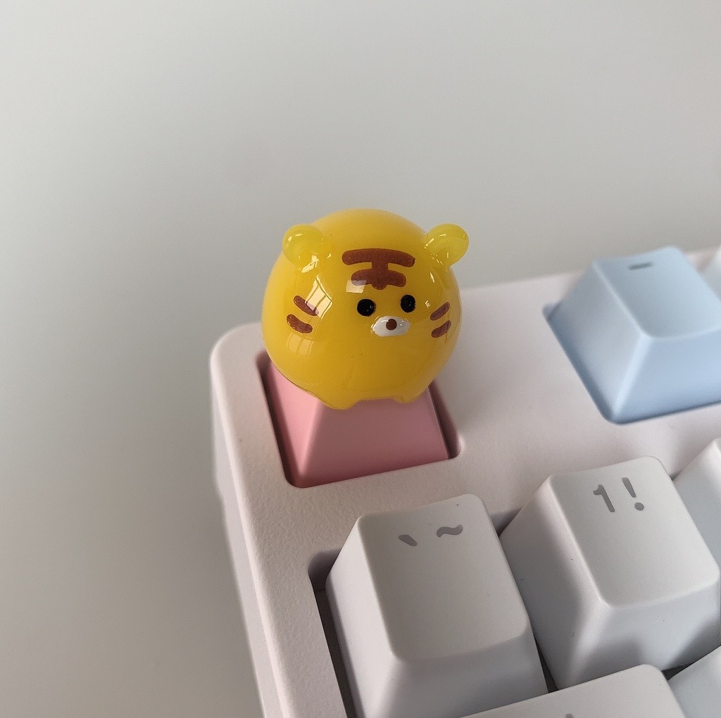 Personalized Creative Keycaps Cute Cartoon Animals 3DTranslucent Keycap ...