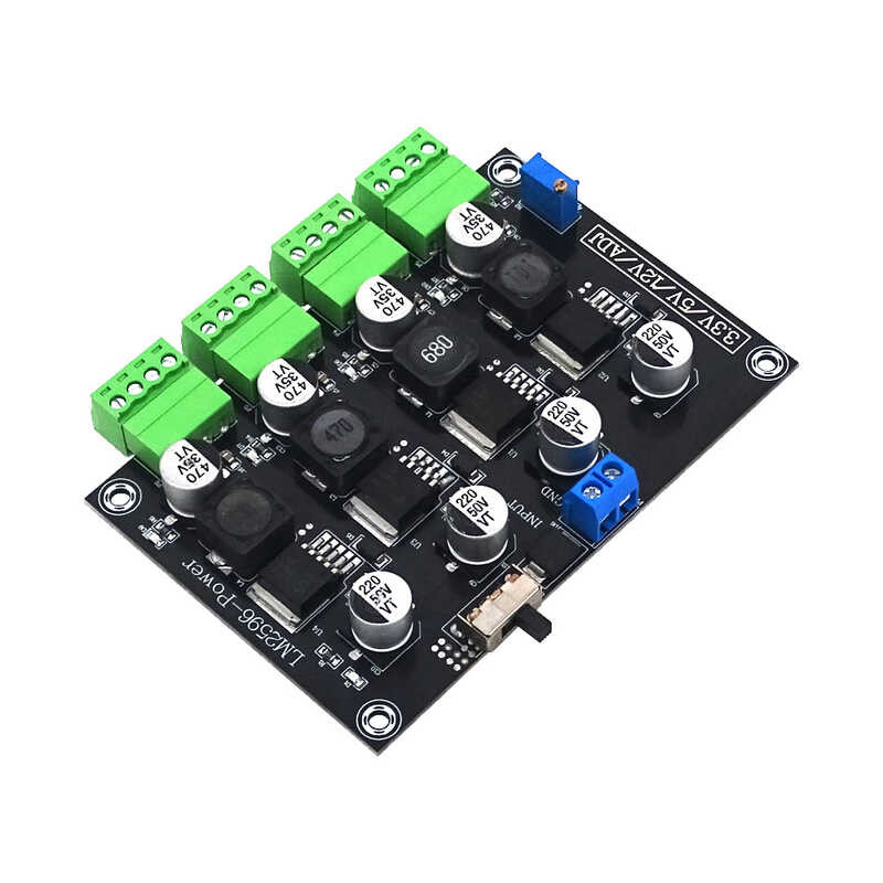 LM2596 Multi channel Switching Module 3.3V/5V/12V/AJ Adjustable Output ...