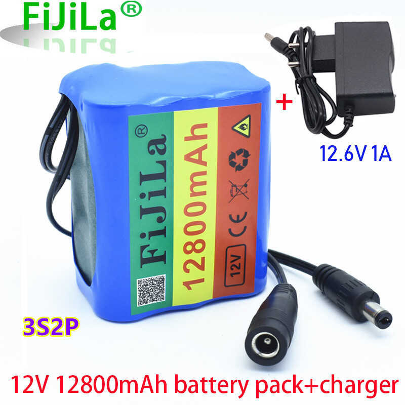 3S2p 12V 12800Mah Battery 18650 Li-Ion 12.8 Ah Rechargeable Batteries ...