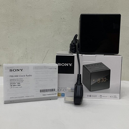 SONY ICFC1 FM/AM CLOCK RADIO ( BLACK ) Shopee Philippines