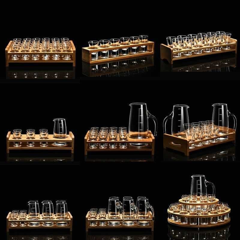 Ang Isat Tasa Ng Baijiu Wine Jug Glass Maliit Na Tasa Ng Alak Frame