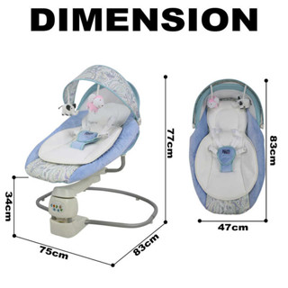 Love BY002N Newborn Auto Cradle Bed Rocking Chair Electric Swing Baby ...