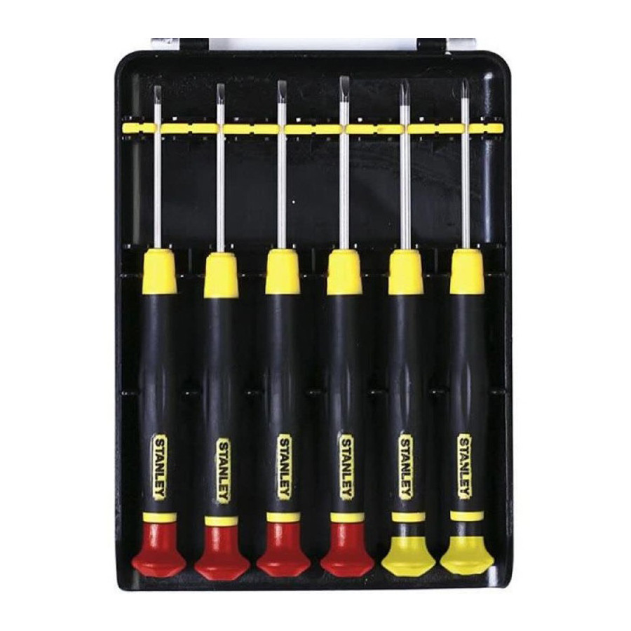STANLEY 6PCS Multifunctional Micro Screwdrivers Set for Slotted and ...