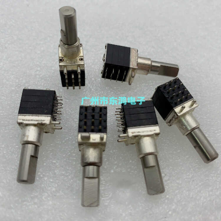 CTRO8 15 level channel coding switch 360 degree 12 pin intercom shaft ...