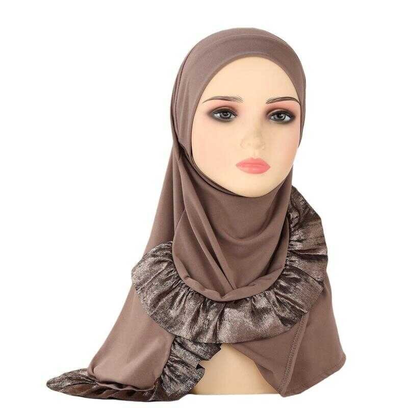 Piece Amira Isang Malaysia Headscarf Eid Muslim Women Hijab Solid Color