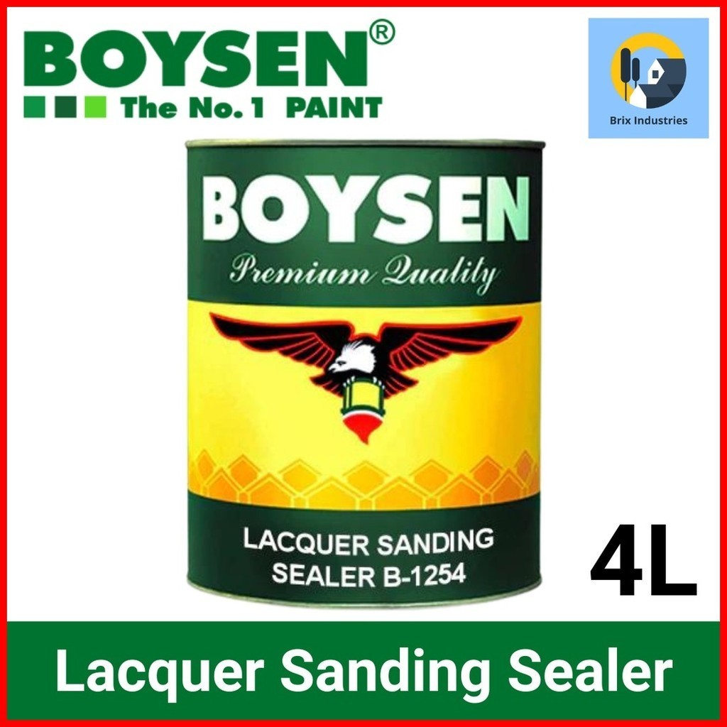 ♂ Boysen Lacquer Sanding Sealer 4 Liters (Gallon) B-1254 Nitrocellulose ...