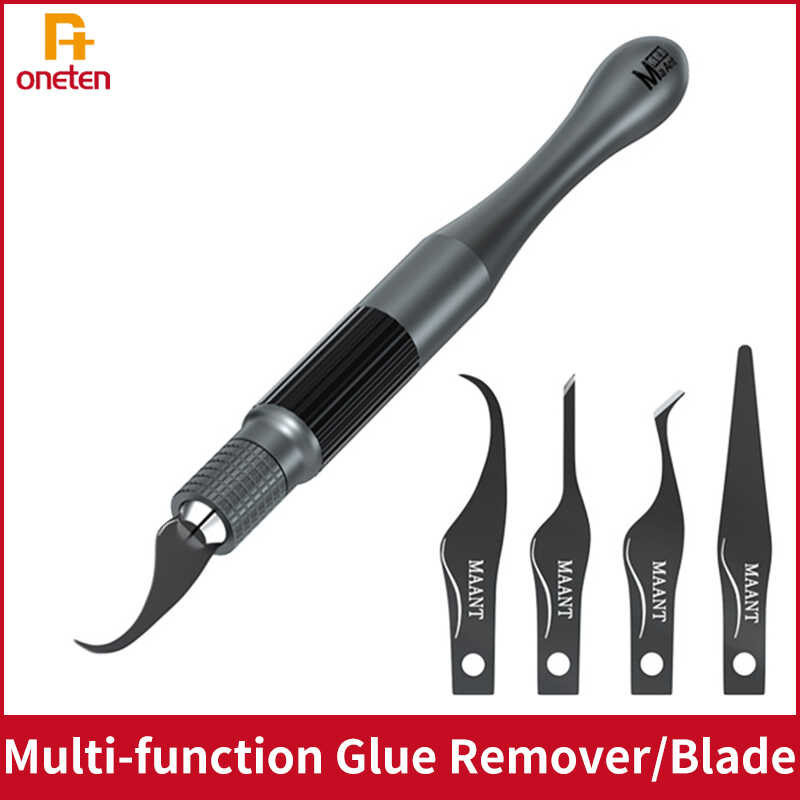 Maant Mobile Phone Repair Black CPU NAND Glue Removal Blade Scraper Pry ...
