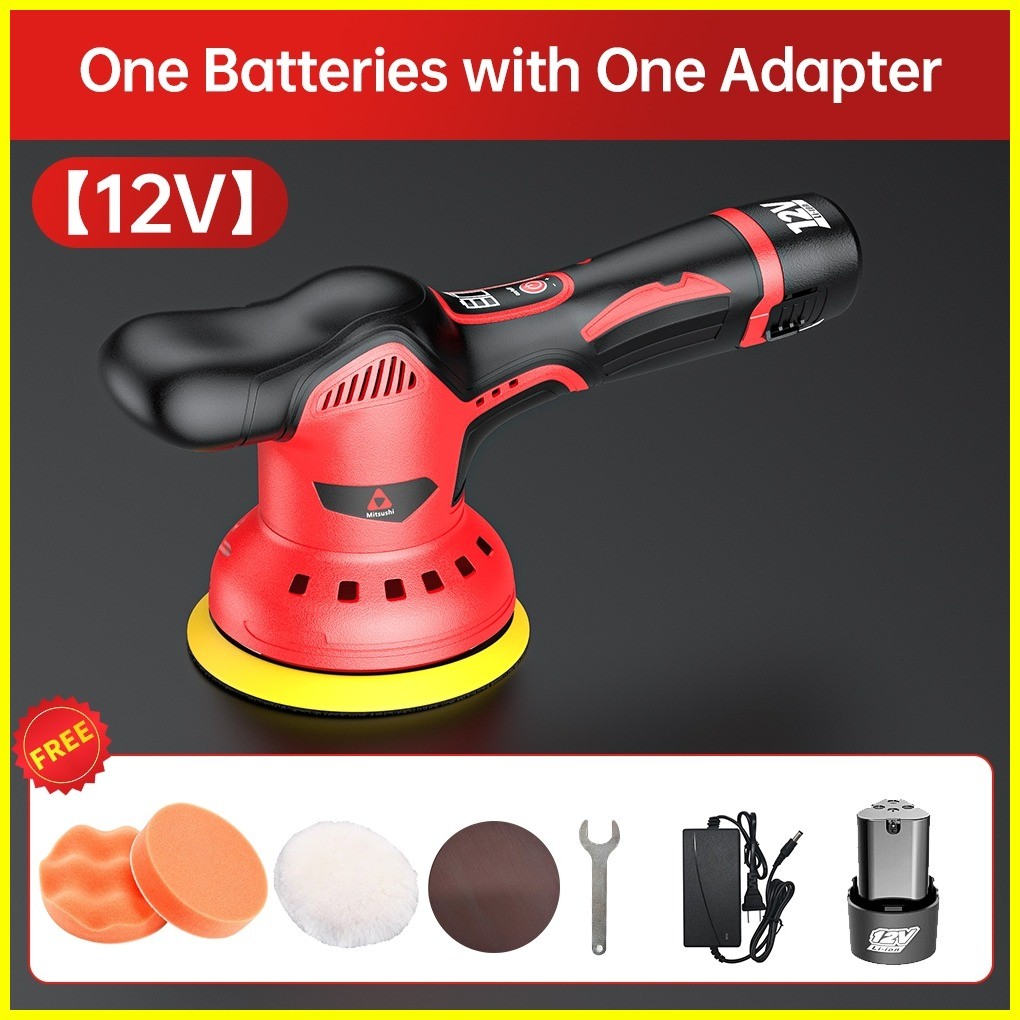 1-Year Warranty Mitsushi Cordless 12V Brushless Car Buffer Polishing ...