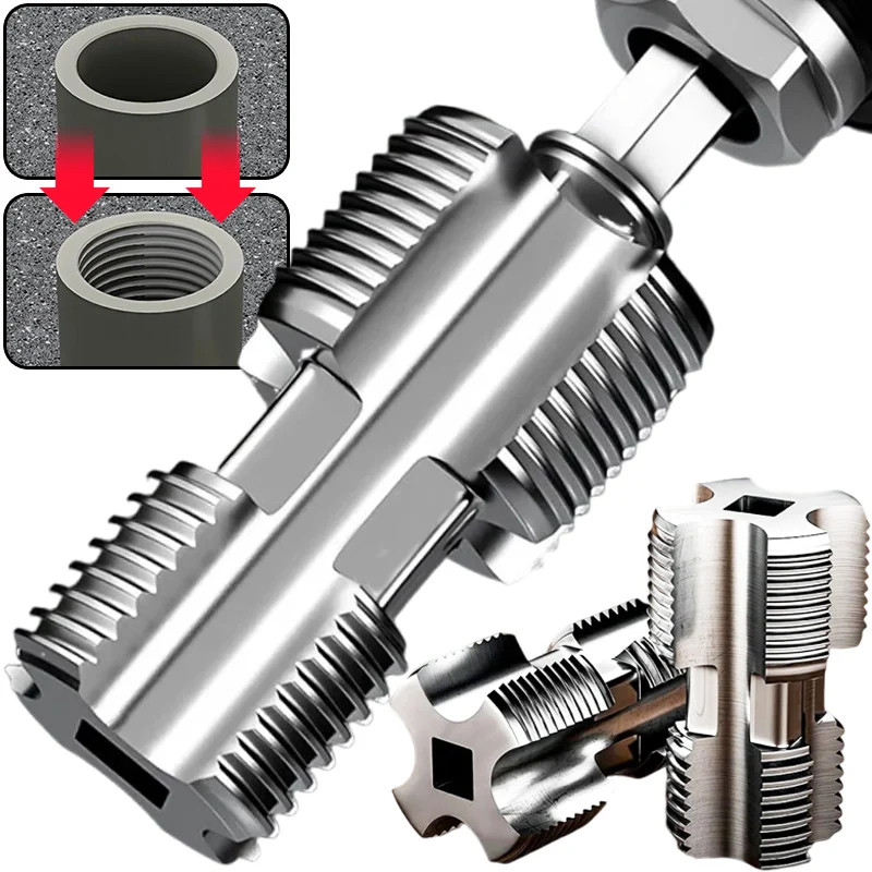 Universal 4 Points 6 Points Water Pipe Internal Thread Opener - Alloy ...