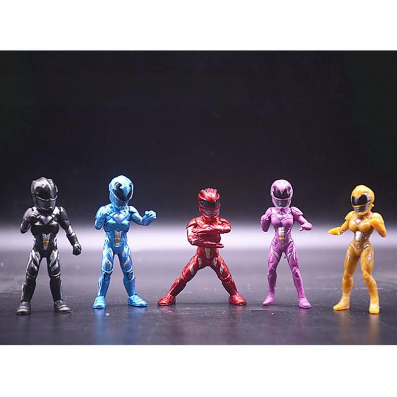 Unique Power Q Rangers Film Dinosaur Team Model Figures Perfect ...