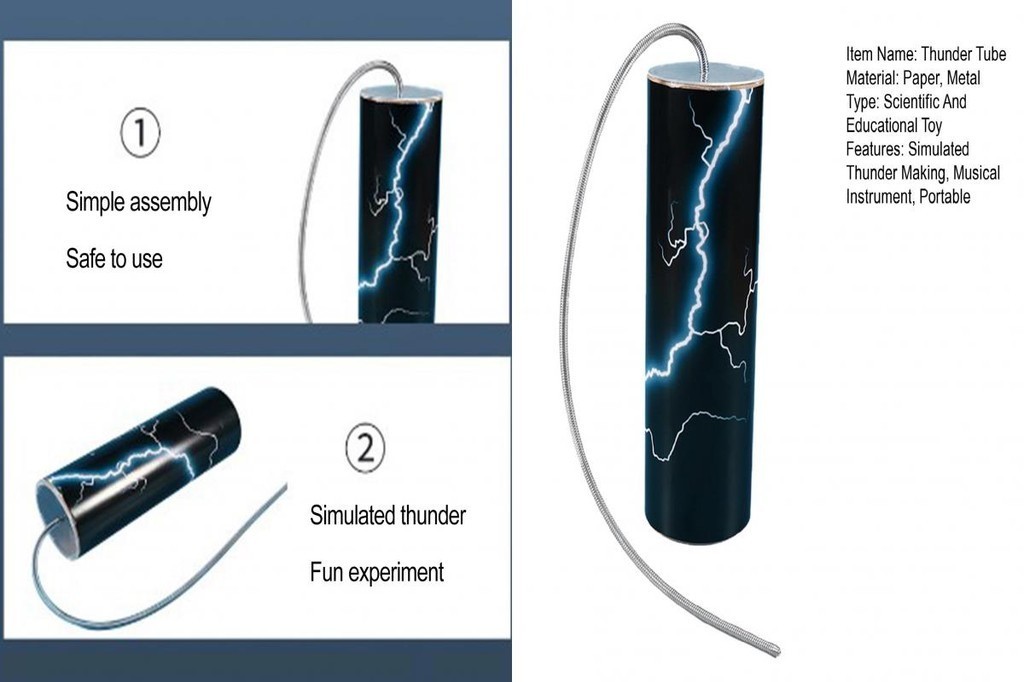 KDCL- Children Thunder Tube Kids Thunder Tube Toy Educational ...
