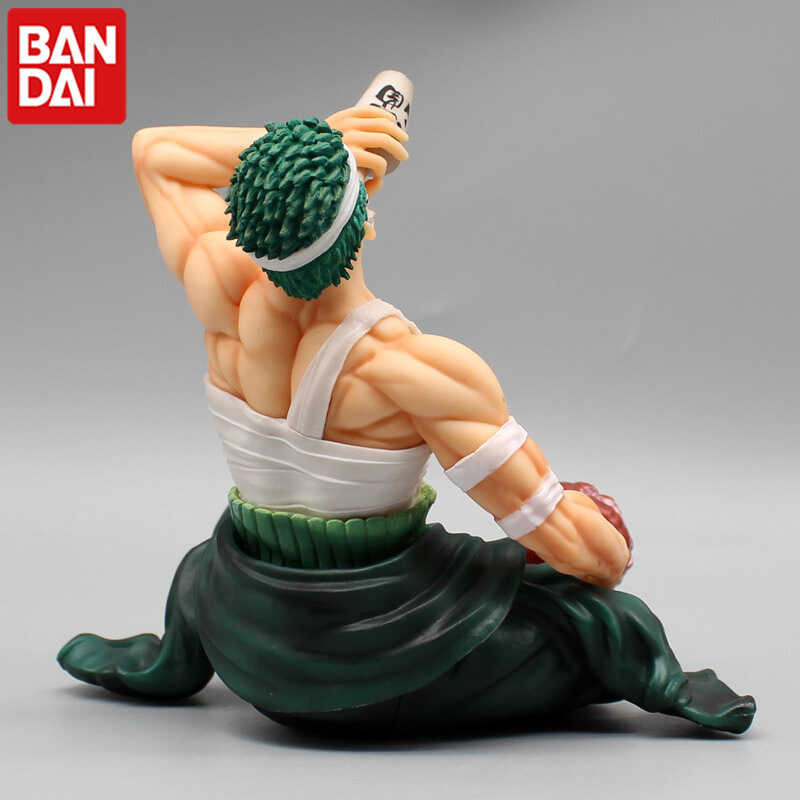 Anime One Piece Gk Roronoa Zoro Sit Drink Eat Meat Bandages And Do ...