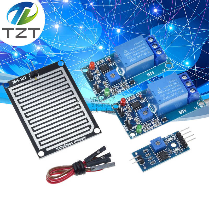 Large area raindrop/rain weather sensor module 5V/12V waterless ...