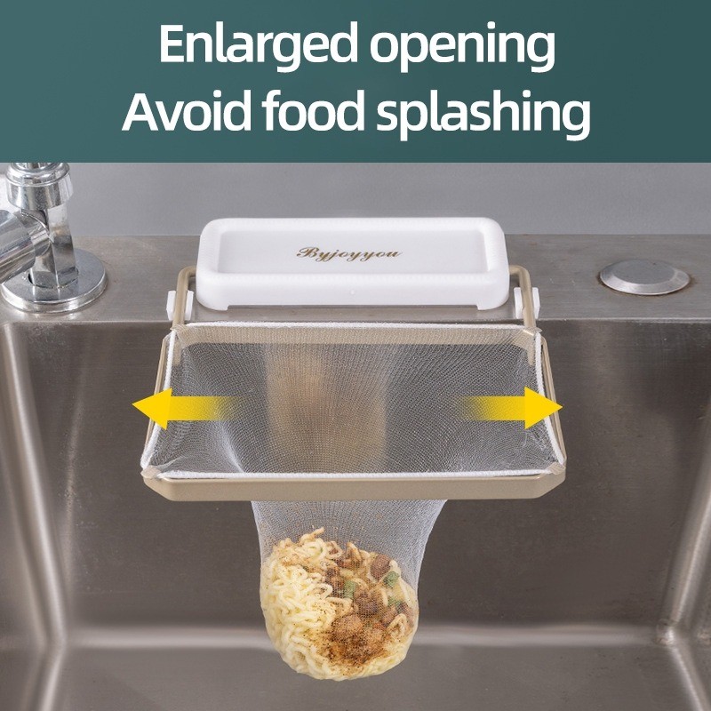 Foldable Kitchen Sink Strainer Anti-Clogged Mesh Filter Drain Rack for ...
