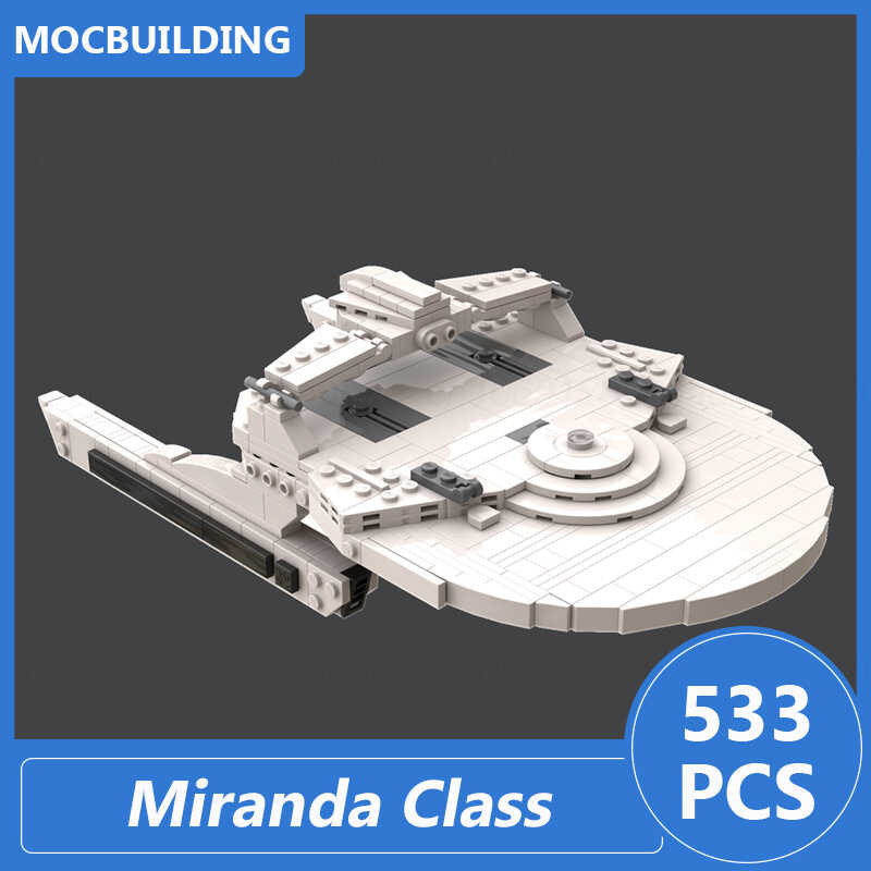 Class Miranda 1:1000 Scale Model Moc Building Blocks Space Educational ...
