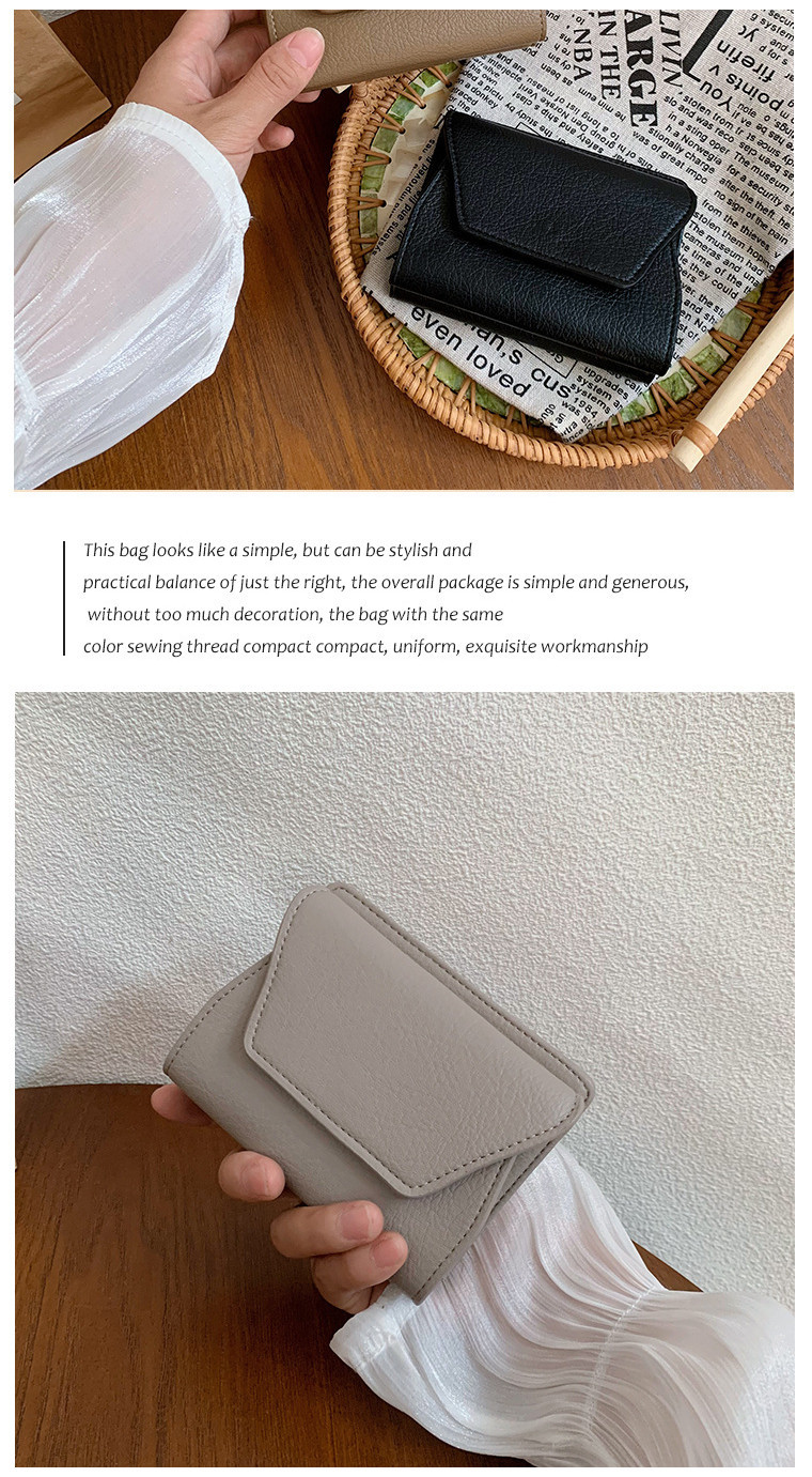 New Ladies' Wallet Compact Japanese Style Large Capacity Fold Purses ...