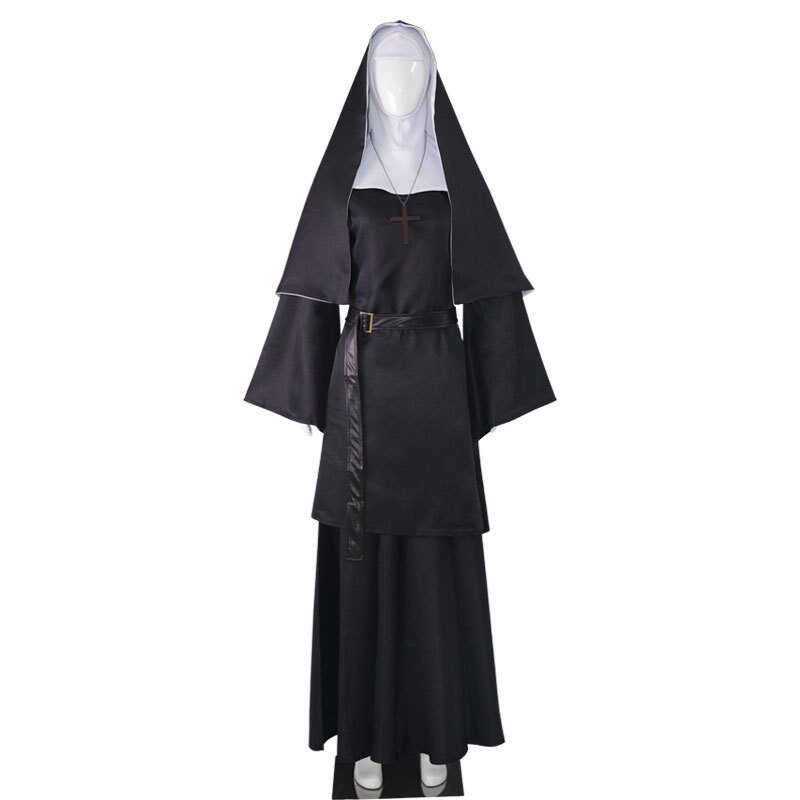 Cosplay Costumetraditional Adult Valak Black Religious Robe Suit ...