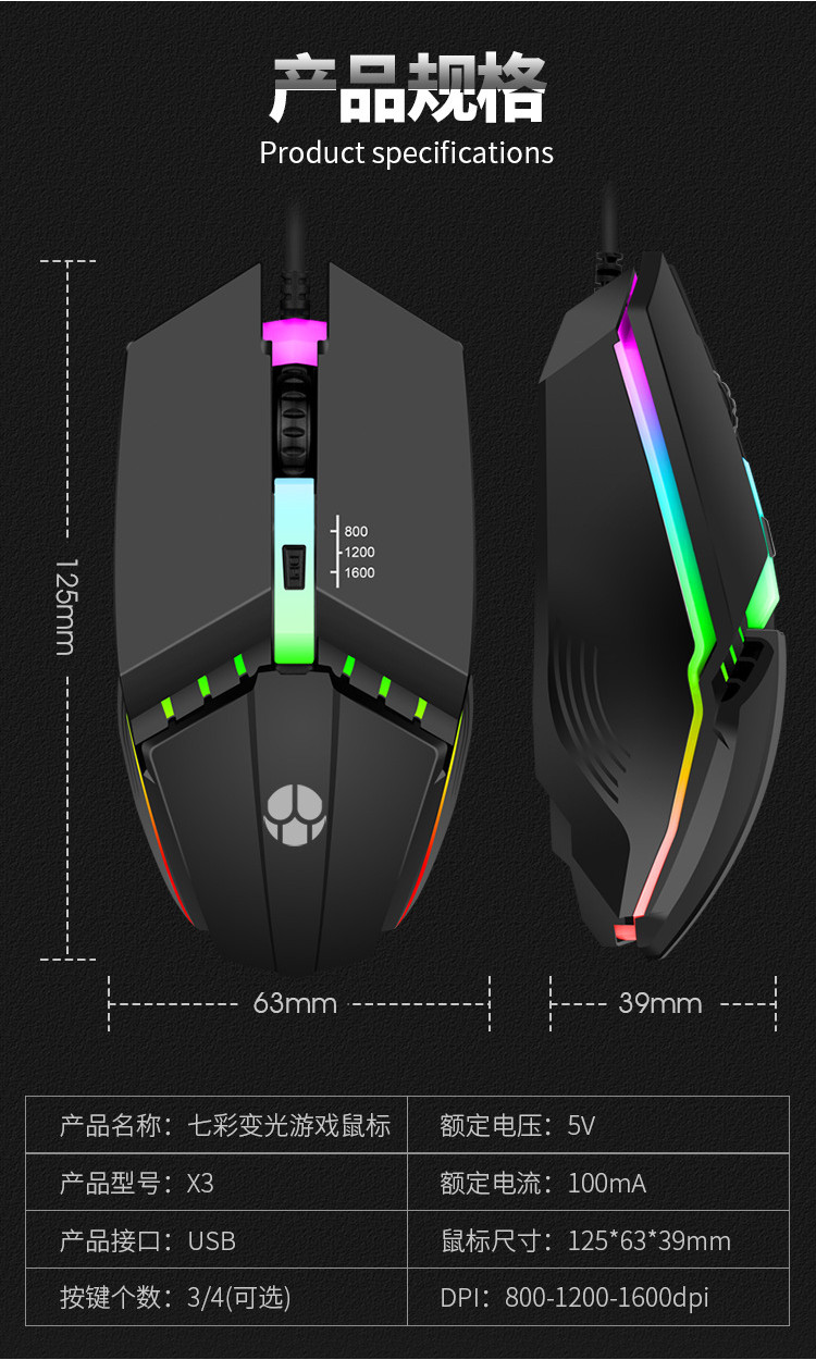 Zeus Venom M-004 Led Lightning Gaming Mouse - Online Exclusive Version ...