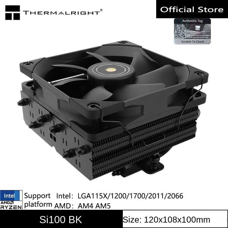 Tr-Si-100 Thermalright Air-Cooled Radiator 100Mm Height, 6 Heat Pipes ...