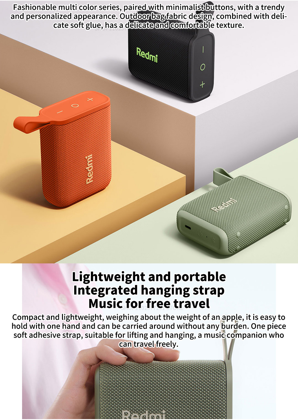 Xiaomi Redmi Portable Bluetooth Speaker Outdoor IP67 Stereo Powerful ...