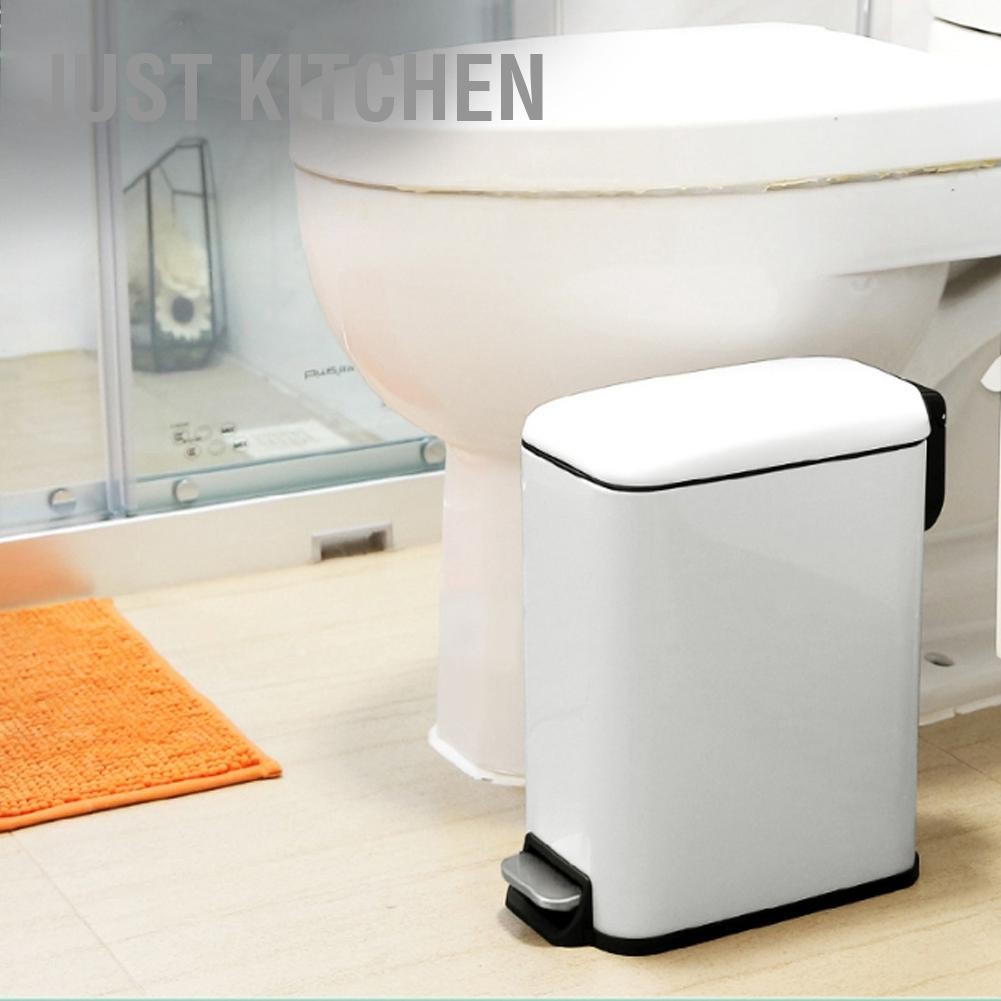 Stainless steel trash can for bathroom and kitchen, 5 liters Shopee