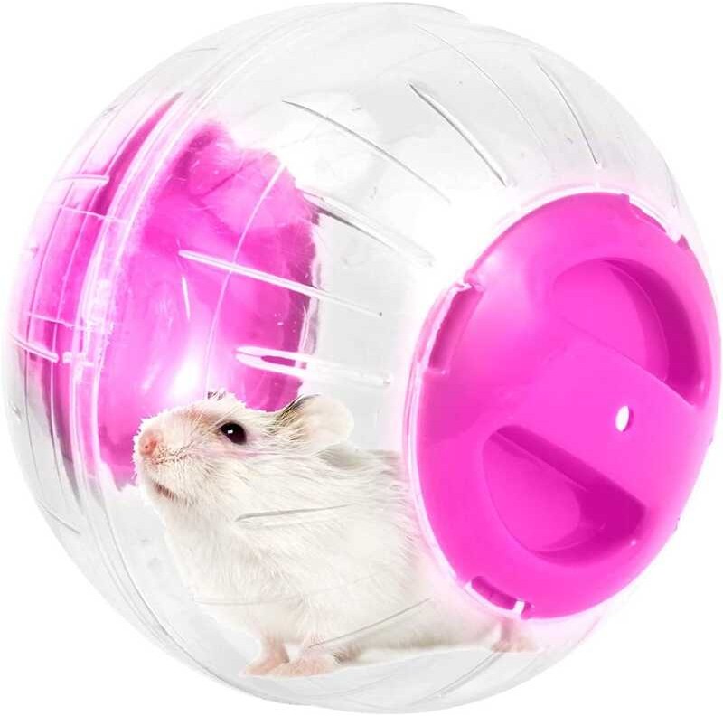 Picture of Mini New Cute Dwarf Hamster Running 4.7 Inches Crystal Ball Silent ...