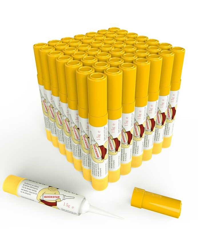 x 50 1.5g small bottle convenient super glue, Weglau multipurpose