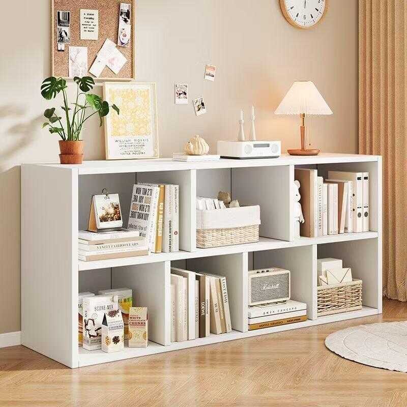 Mh-Multipurpose Grid DIY Bookshelf Wooden Bookcase Divider Utility ...