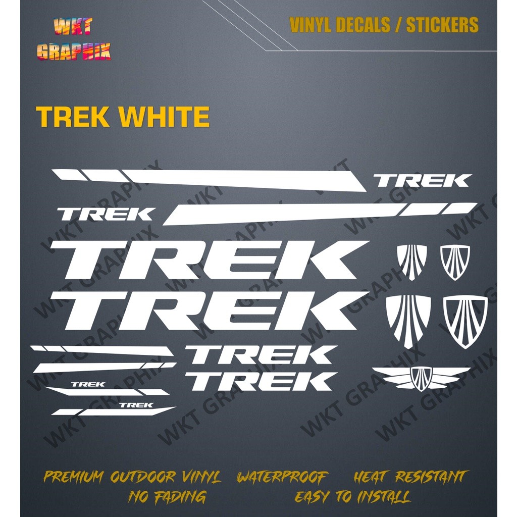 TREK FULL SET CUTOUT STICKER / DECALS (BIKE STICKERS) | Shopee Philippines