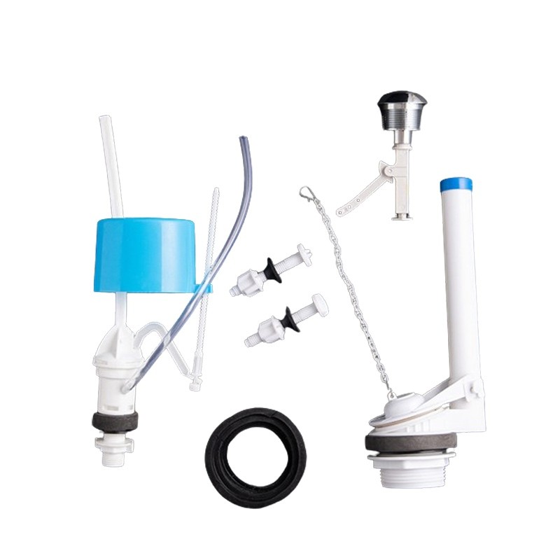 1Set Toilet Water Tank Fitting Level/Push Button Type Toilet Flush Kit ...