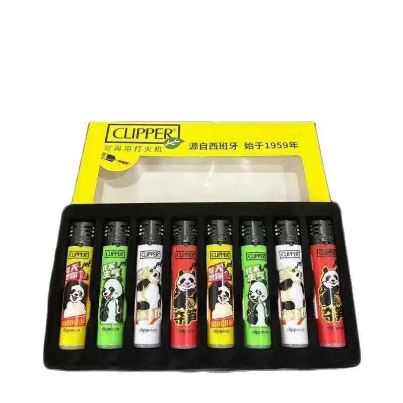 M Clipper-Straight Punch Torch Lighters, Red Flame, Windproof Gas ...