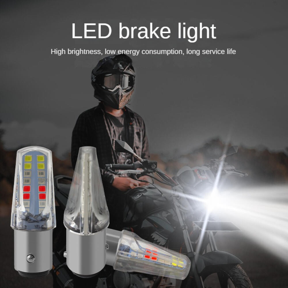 Motorcycle flashing brake light 1157 2835 BY15D 42MD electric vehicle